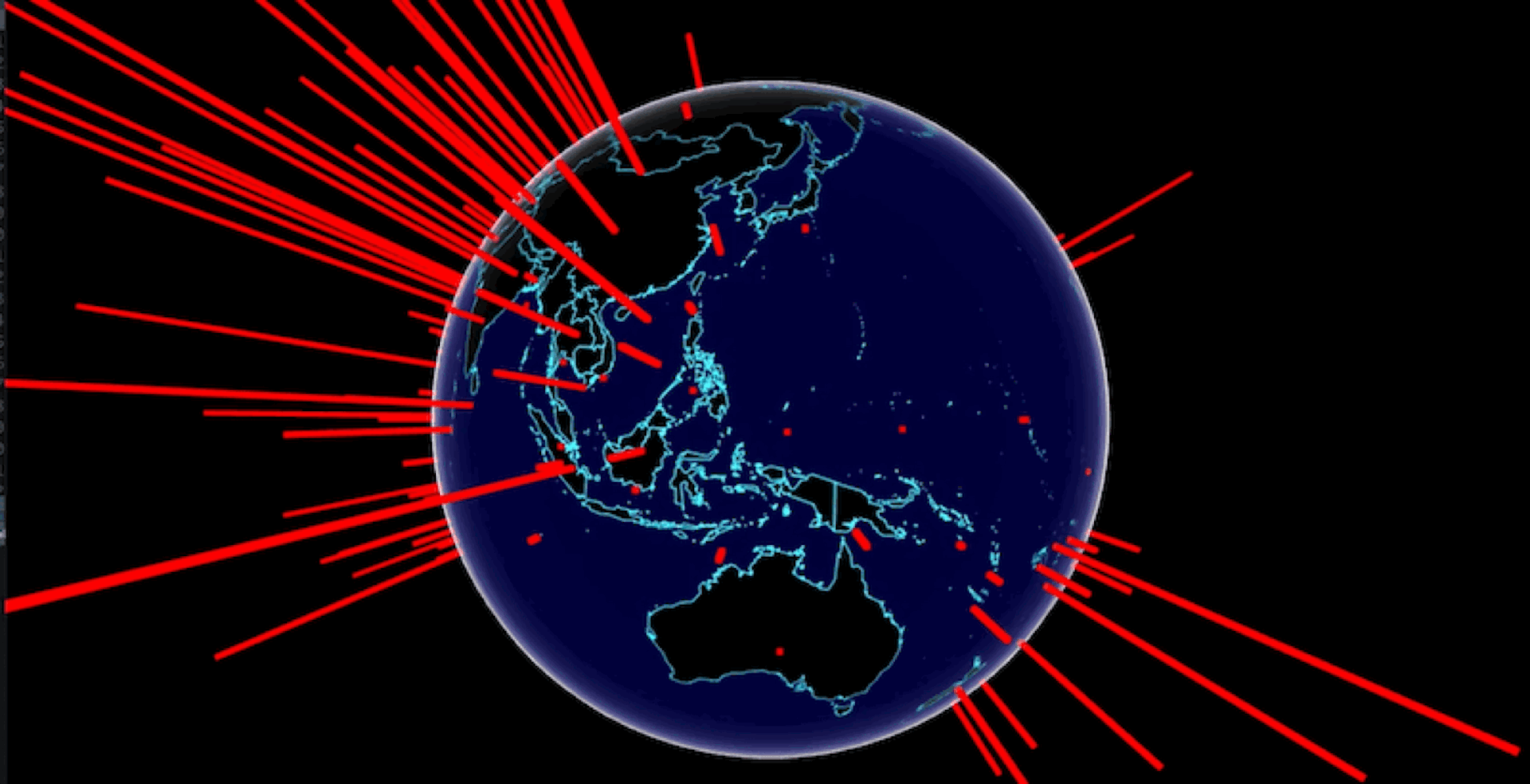 3D interactive Earth Globe